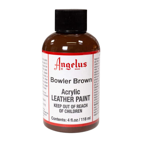 ALAPFO.Bowler Brown.01.jpg Angelus Leather Acrylic Paint 4oz Image