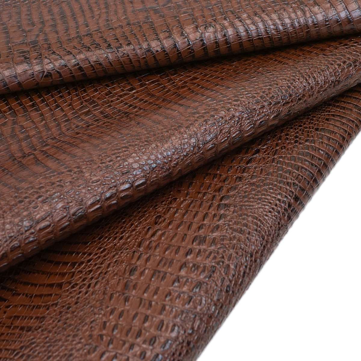 371-17902.SLC.2.jpg Embossed Gator on Cow - Brown Image