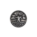 Antique Nickel Tree of Life Screw Back Concho