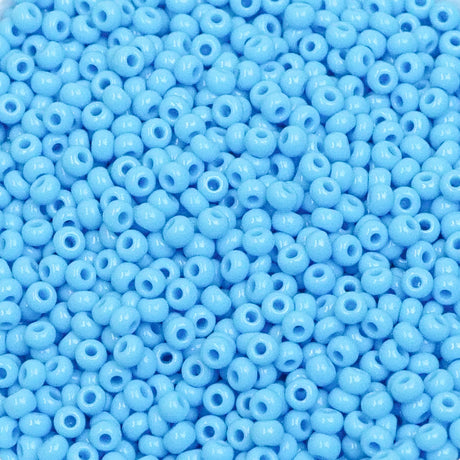 222-144025.SLC.1.jpg 10/0 Glass Seed Beads - Sky Blue 110g Image