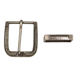 2pc Windsor Buckle Set - Antique Nickel