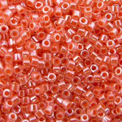 45-113235.SLC.jpg Delica Bead - Salmon Luster Crystal Lined DB235 Image