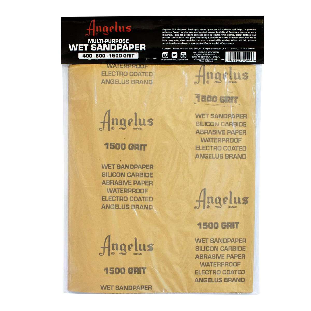 ASP.Assorted Pack.02.jpg Angelus Multi-Purpose Wet Sandpaper Image