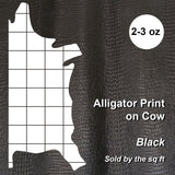 371-17901.SLC.4.jpg Embossed Gator on Cow - Black Image