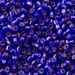 Delica Bead - Silver Lined Violet Dyed DB610