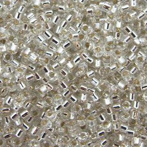 Delica Bead - Crystal Silver Lined DB041