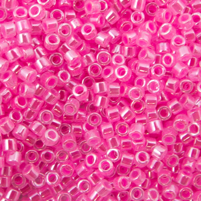 45-113246.SLC.jpg Delica Bead - Dark Pink Crystal Lined DB246 Image