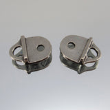 Rivet Bracelet Connector - Antique Silver Plate