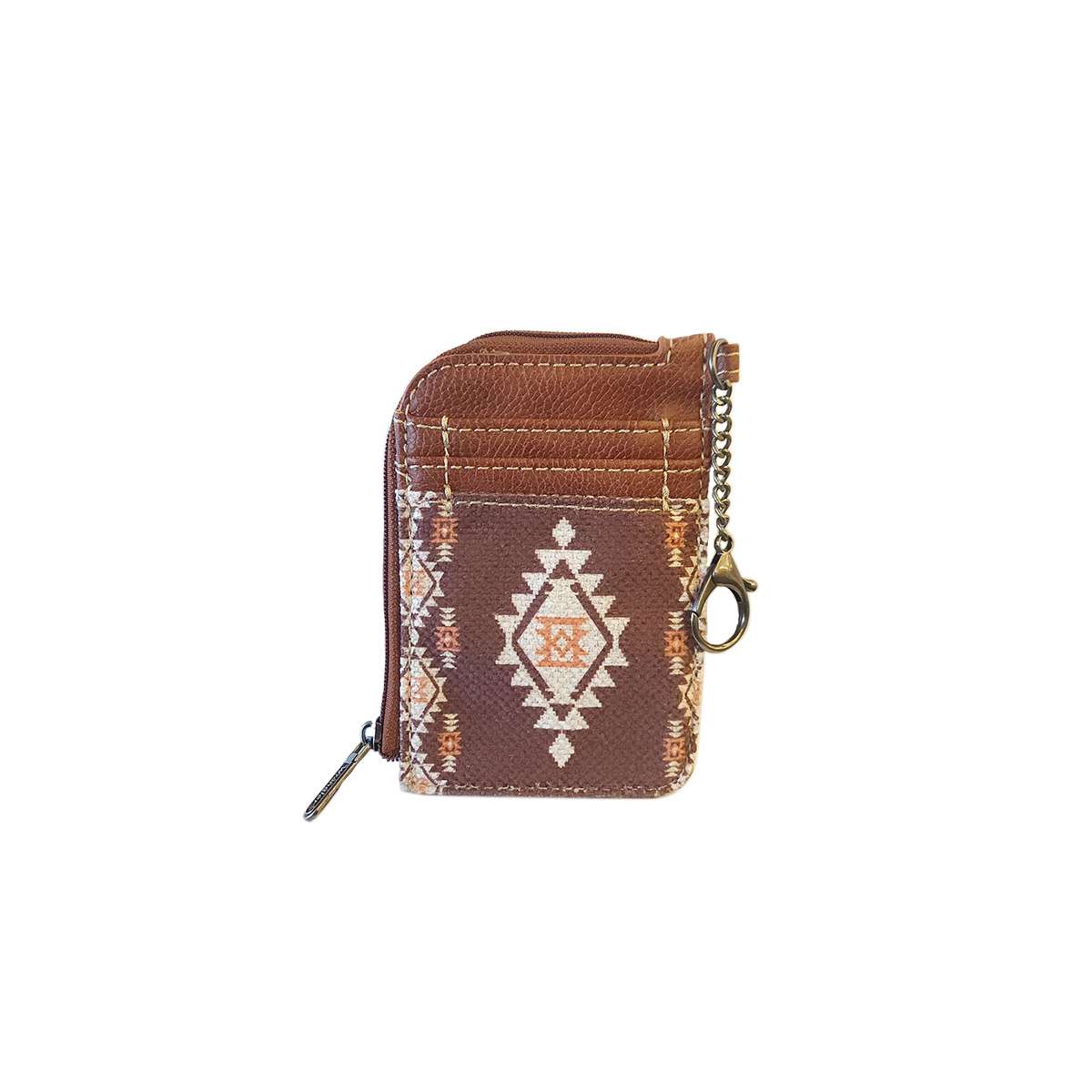 WMZCC.Dark Coffee.01.jpg Wrangler Mini Zipper Card Case Image