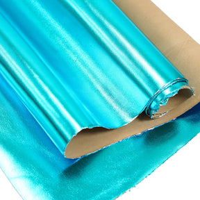 Metallic Cow Side - Turquoise