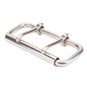 3" 2prong Roller Buckle - Nickel Plate