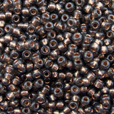 229-104.SLC.jpg Seed Beads 10/0 Black Diamond Crystal Lined - 20g Image