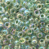 8/0 Seed Beads - Lime Crystal AB 22g