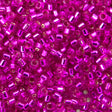 45-1131340.SLC.jpg Delica Bead - Dyed Silver Lined Bright Fuchsia DB1340 Image