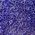 45-113923.SLC.jpg Delica Bead - Sparkling Violet Lined Crystal DB923 Image