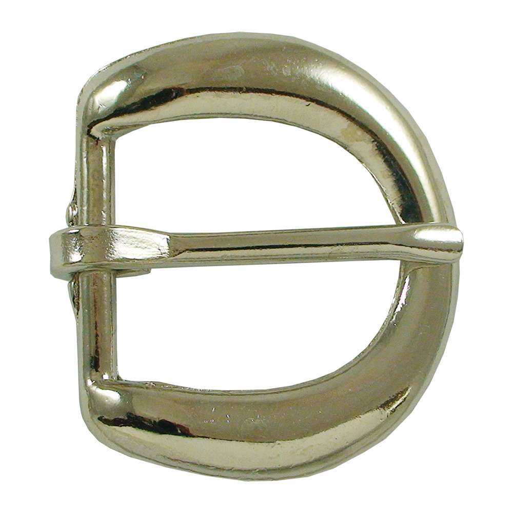 4-163202.SLC.jpg 1" Heel Bar Buckle - Nickel Plate Image