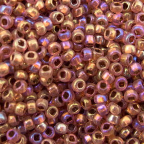 Seed Beads 10/0 Pink Solgel AB - 20g