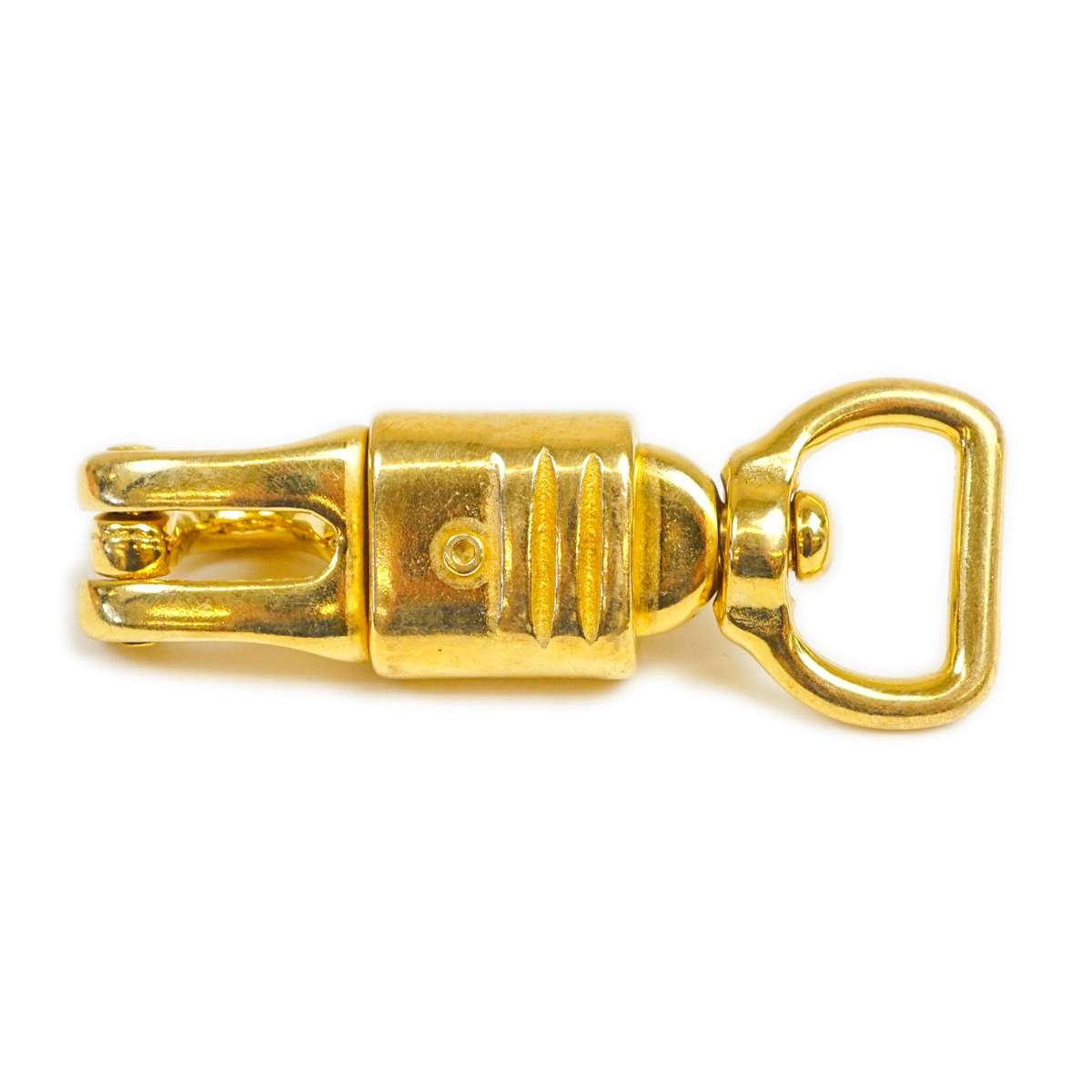 4-01286.SLC.4.jpg ¾" Panic Snap - Brass Plated Dee Ring Image