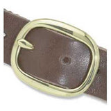 1 1/2" Center Bar Buckle - Solid Brass