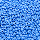 Seed Beads 10/0 Opaque Medium Blue - 20g