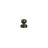 SB10.Black.5.5mm.01.jpg Solid Brass Button Studs - 10 Pack Image