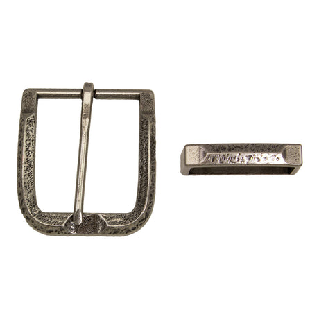 115-31.SLC.jpg 2pc Windsor Buckle Set - Antique Nickel Image