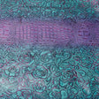 Rio Floral Croc Embossed Cow