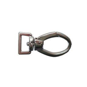 ¾" Push Gate Swivel Snap - Nickel Plate