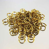 50pk Mix Bag Gold Jump Rings