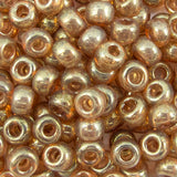 6/0 Seed Beads - Topaz Gold Luster 20g