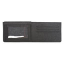 Mission Grain Black Maverick Bi-Fold Wallet Interiors, grain detail