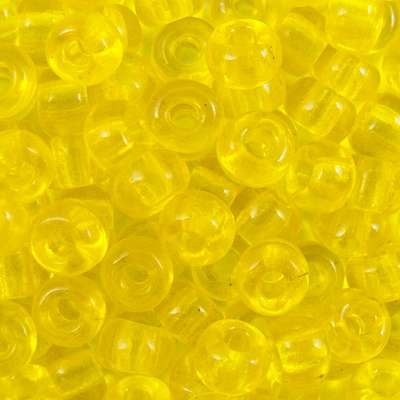 45-69136.SLC.jpg 6/0 Seed Beads - Transparent Yellow 20g Image
