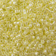 45-113232.SLC.jpg Delica Bead - Lined Crystal/Pale Yellow Luster DB232 Image