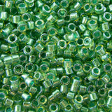 Delica Bead - Sparkling Light Green Lined Chartruse DB916