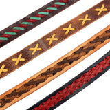 100-2049.SLC.4.jpg 1 1/2" Black Buffalo Double Hole Belt Blank w/ Snaps Image