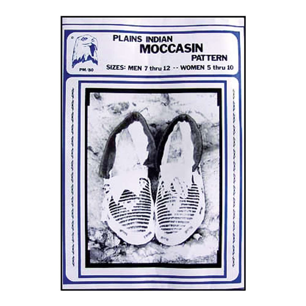 154-80.SLC.jpg Plains Indian Mocossins Pattern Image