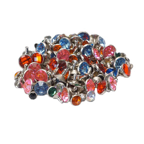 Assorted Crystal Rivets - 100 Pack
