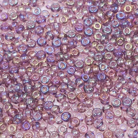 229-1031.SLC.1.jpg Seed Beads 10/0 Transparent Light Amethyst AB - 20g Image