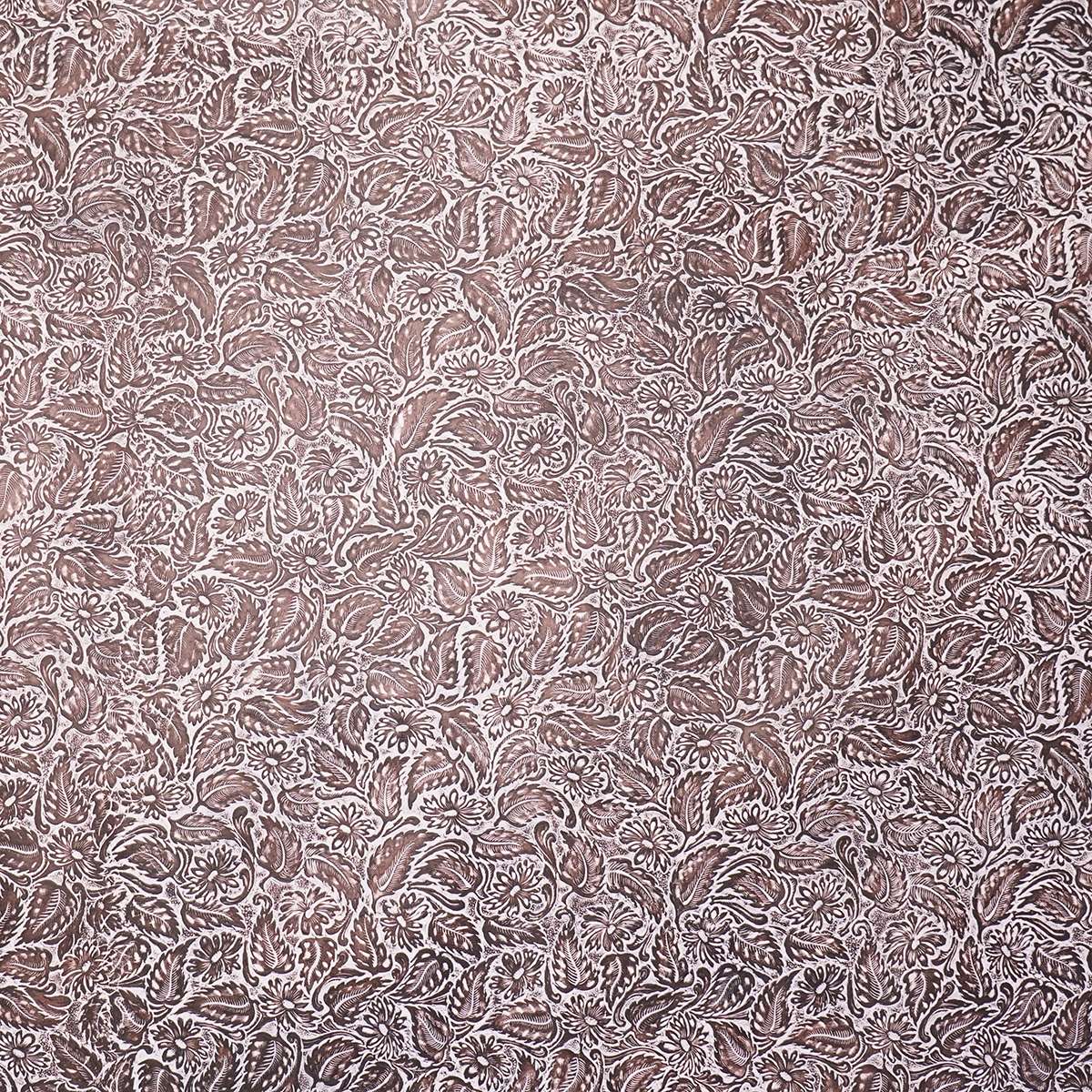 DFL.Creme Brown.03.jpg Daisy Floral Embossed Cow Image