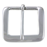 1 1/2" Square Buckle - Soild Brass/NIckel Plate
