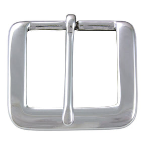 1 1/2" Square Buckle - Soild Brass/NIckel Plate