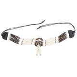 16-5453.SLC.2.jpg Bone Choker - Brown & White Cut Beads Image