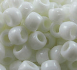 White Pony Beads - 250pk