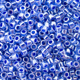Delica Bead - Medium Blue Luster Crystal Lined DB243
