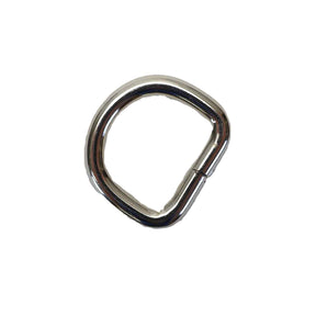 Half Inch Nickel Plate Unwelded D-Ring100 Pack