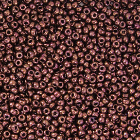 11/0 Metallic Copper Bronze Seed Beads - 20g