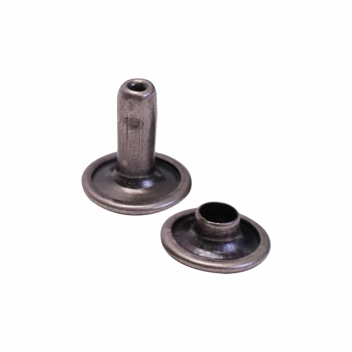 SBDCR.Gunmetal.Medium.01.jpg Double Capped Rivet - Solid Brass Image