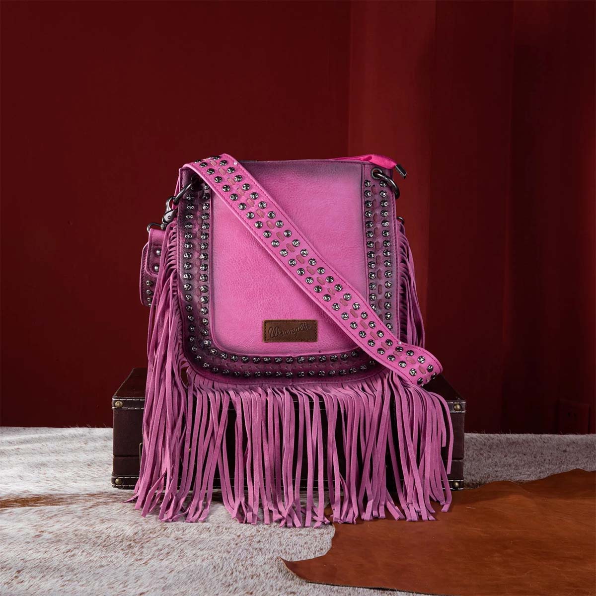 WCCC.Hot Pink.01.jpg Wrangler Concealed Carry Crossbody Bag Image