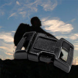 ¾" Side Squeeze Contoured Buckle - Black