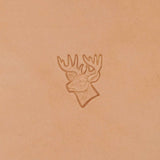 011-8834101.SLC.01.jpg Deer Head (Left) - 3D Stamp Image